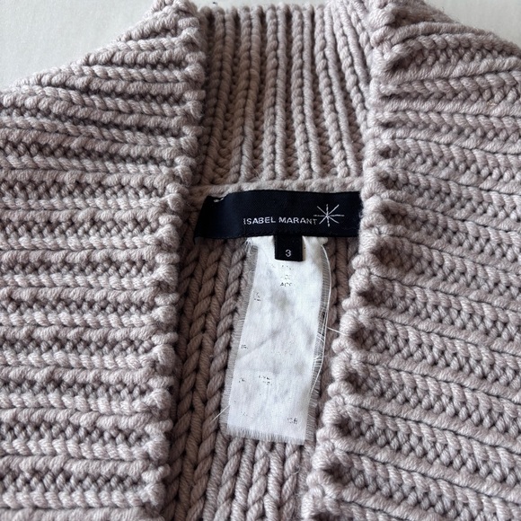 Isabel Marant Wool cardigan 
Oversized with shawl collar and big bell sleeves - Picture 10 of 11